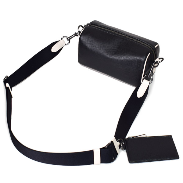 COACH】コーチ ぺブルレザー ロゴ アクセル コインケース ポーチ付き