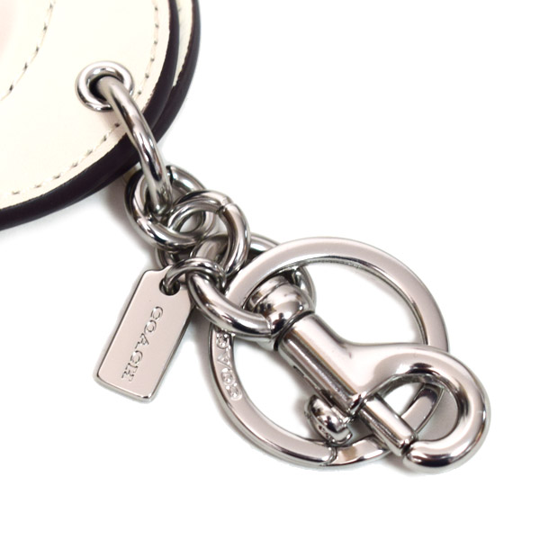 COACH】コーチ スムースレザー C ロゴ ぷっくり ミラー 鏡 バッグ