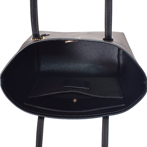 COACH】コーチ コーティングキャンバス レザー シグネチャー ミニ