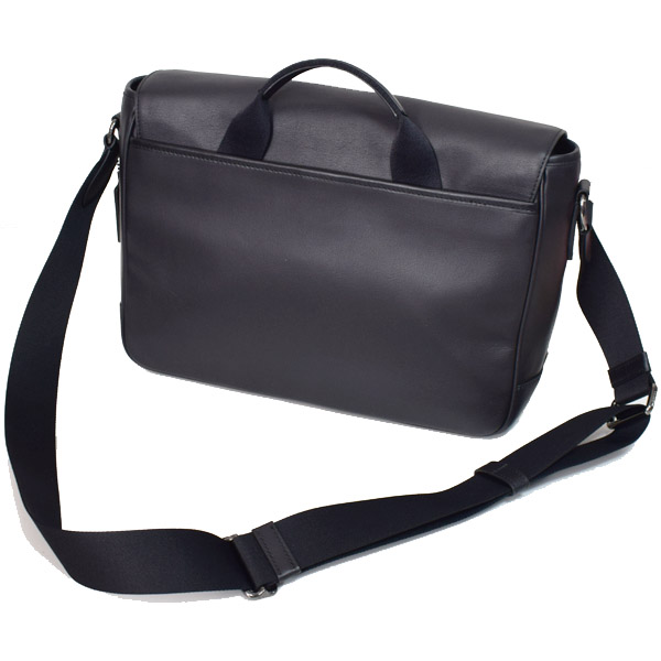 COACH】コーチ メンズ スムースカーフレザー トラック メッセンジャー