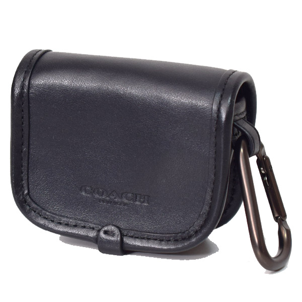 COACH】コーチ カーフレザー ヘリテージ ターンロック カラビナ付き