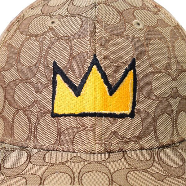 COACH】コーチ コットン ポリエステル レザー シグネチャー ジャン