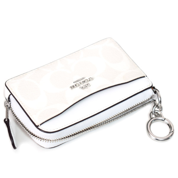 COACH】コーチ コーティングキャンバス レザー シグネチャー