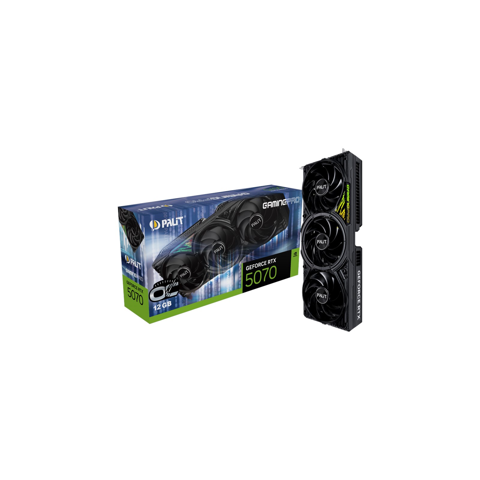 Palit GeForce RTX 5070 GamingPro OC 12GB GPU - NE75070T19K9