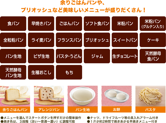 キッチン家電・雑貨 ［ホームベーカリー（21メニュー） BK-B67-WH