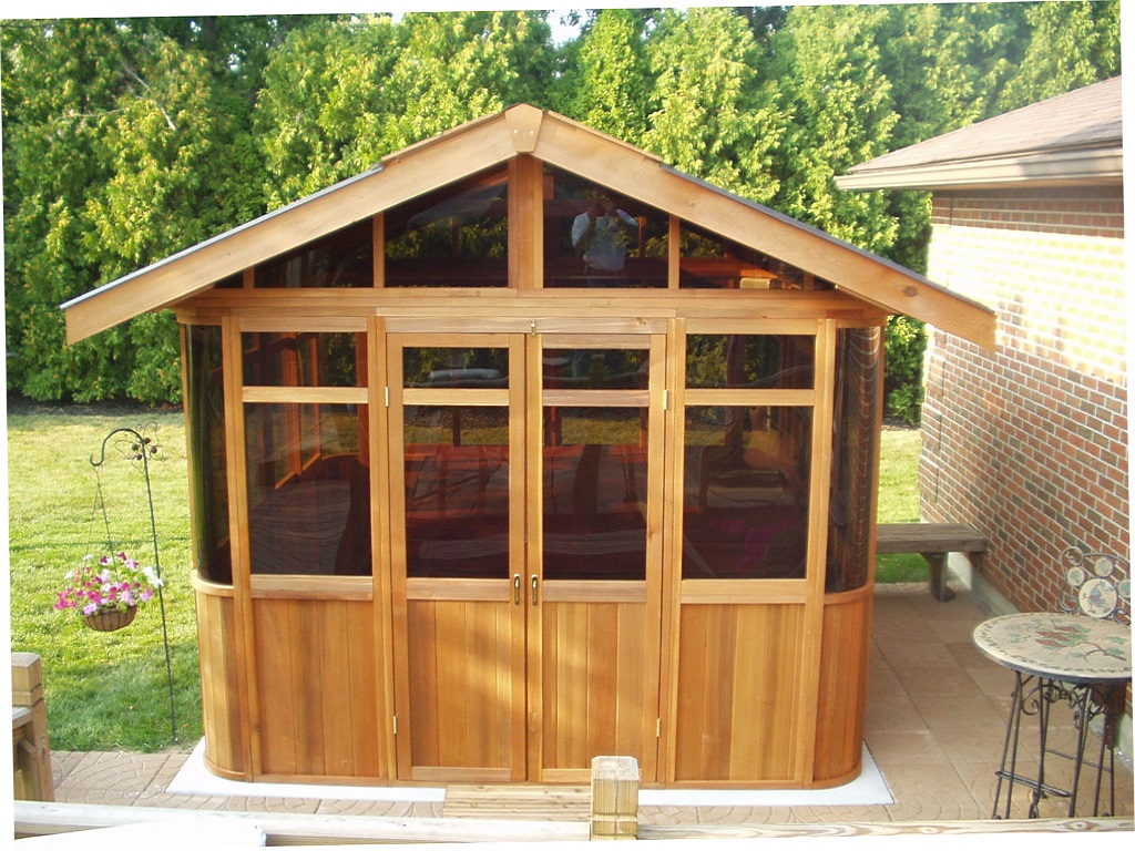 Islander 10'x10' Hot Tub Enclosure | Hot Tub Gazebos - Cedarview