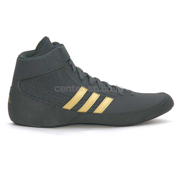adidas レスリングシューズ hvc (グレー×ゴールド) / センタースポーツ
