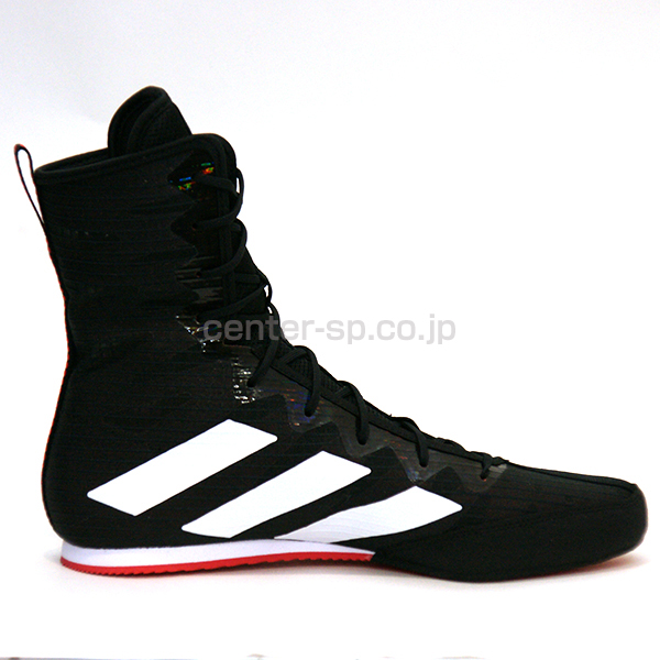 adidas ボクシングシューズ BOX HOG 4 (黒×白・赤) / センタースポーツ