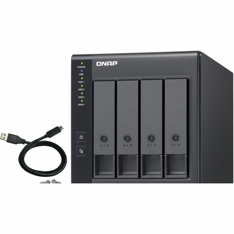 QNAP TR-004-US 4-Bay USB 3.0 RAID Expansion Enclosure Supports