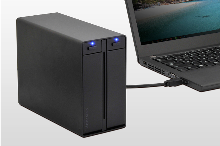 裸族のテラスハウス RAID USB3.2 Gen1＆eSATA (CRTS35EU3RS6G2