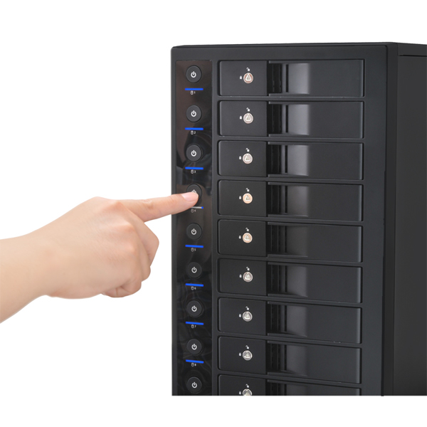 販売終了】 裸族のスカイタワー 10Bay IS (CRST1035U3IS6G