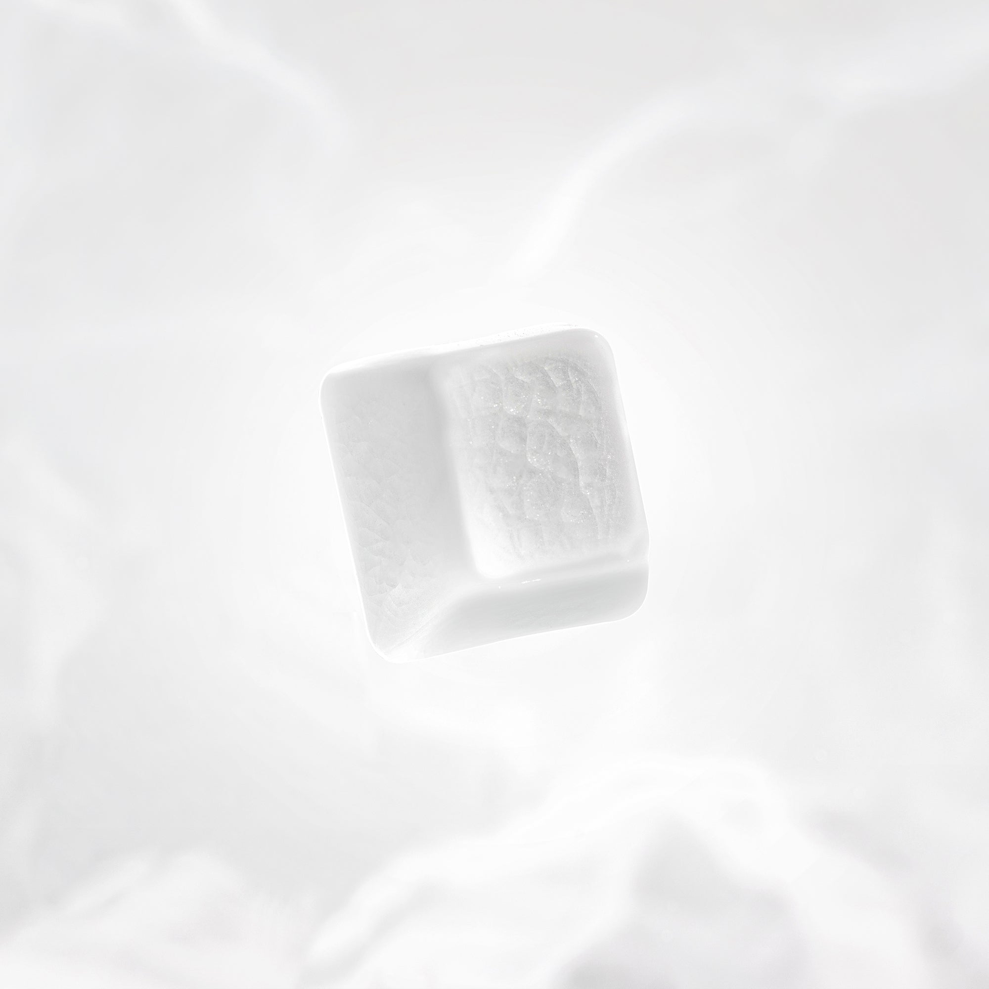 Ceramic Keycaps Full Set-White Crazed