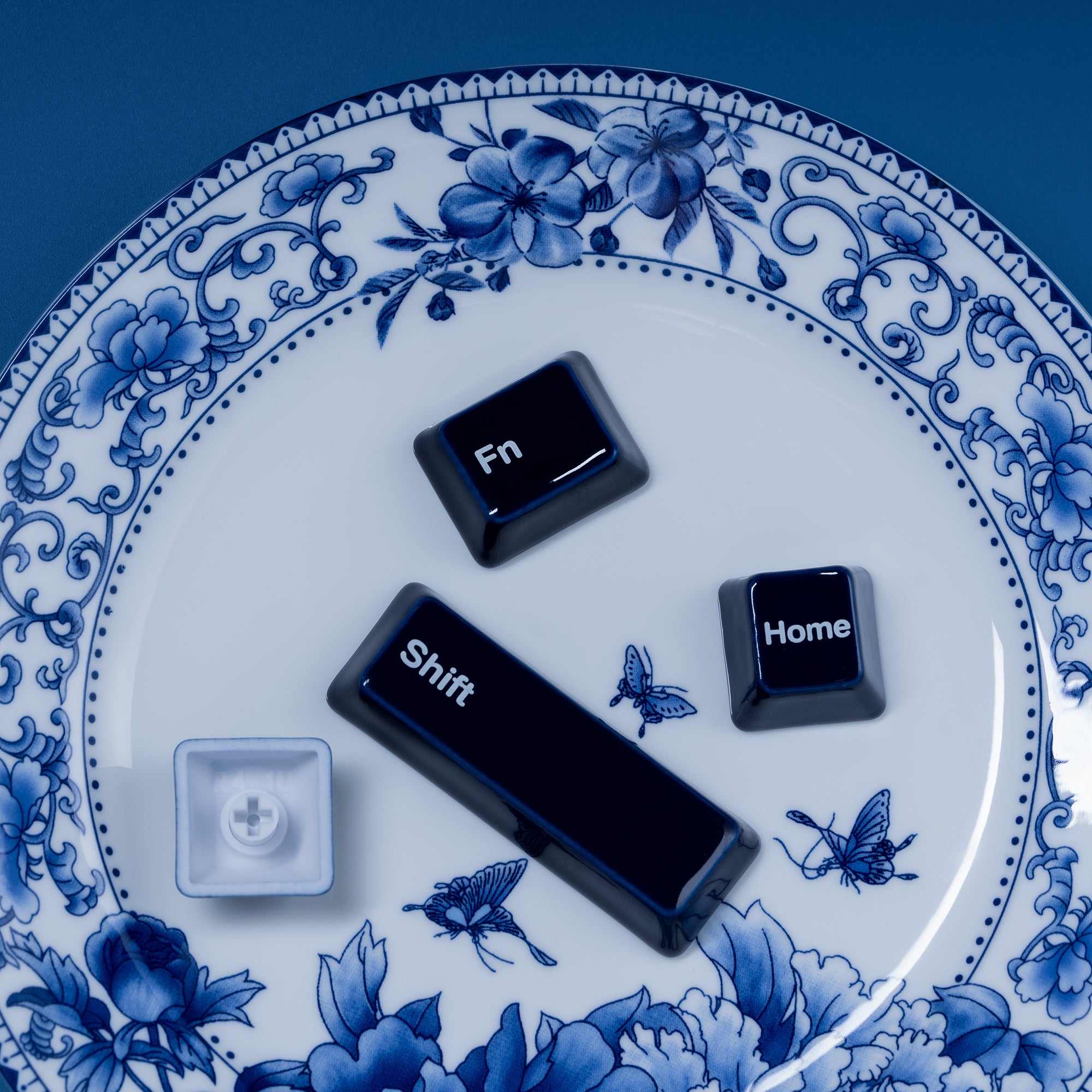 インディゴセラミックキーキャップセット | Cerakey