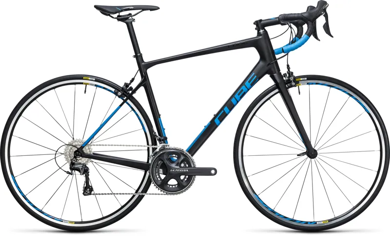 2017 Cube Attain GTC Race Carbon Mens Road Bike in Black