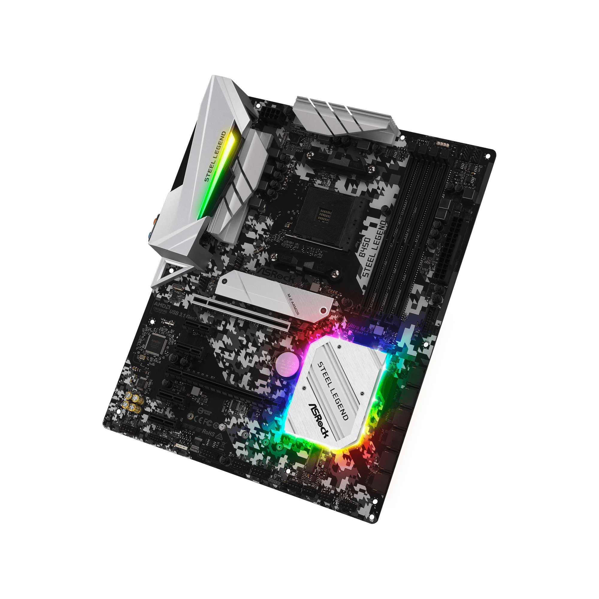 B450 Steel Legend | ASRock(アスロック) Socket AM4 AMD B450 ATX