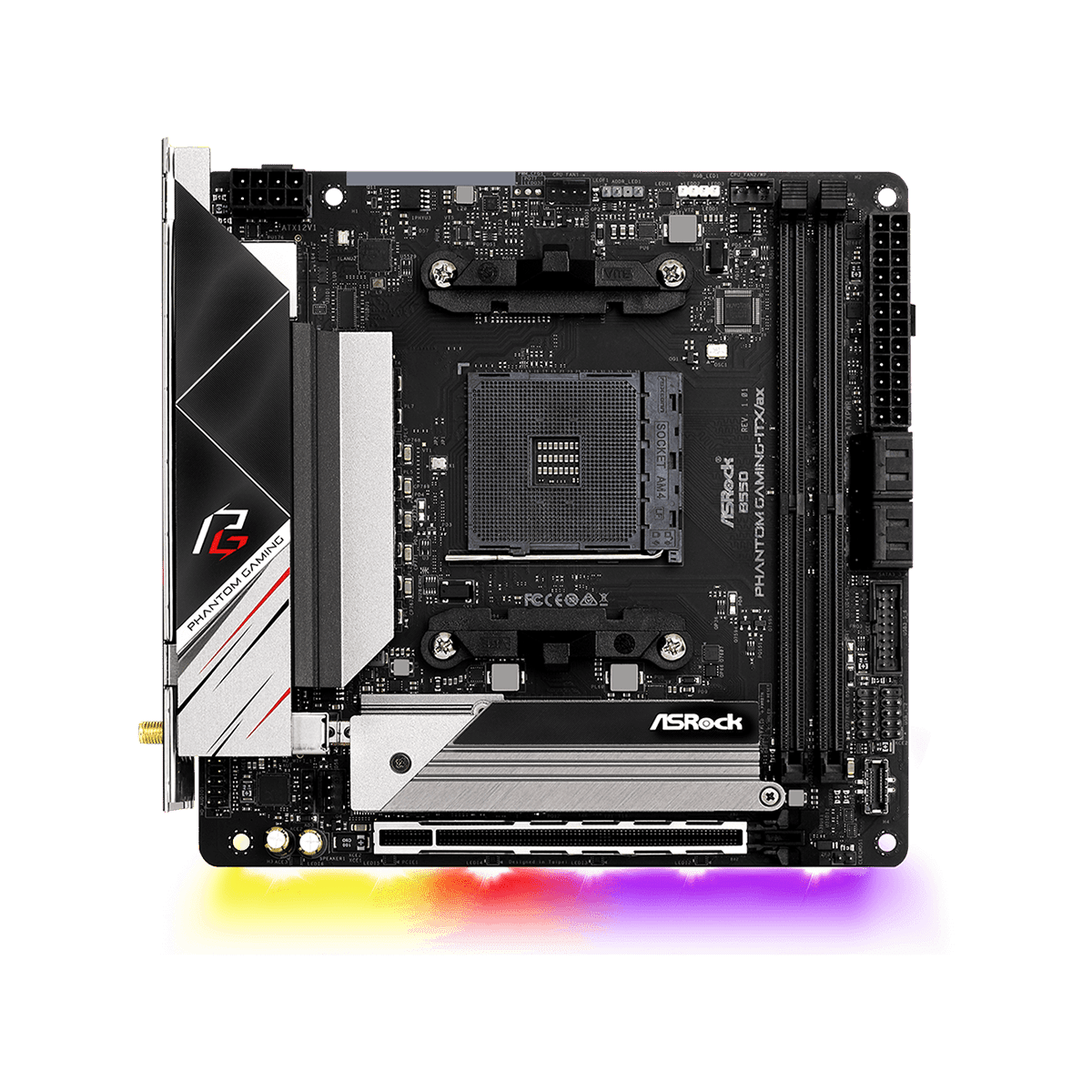 B550 Phantom Gaming-ITX/ax | ASRock(アスロック) Socket AM4 AMD