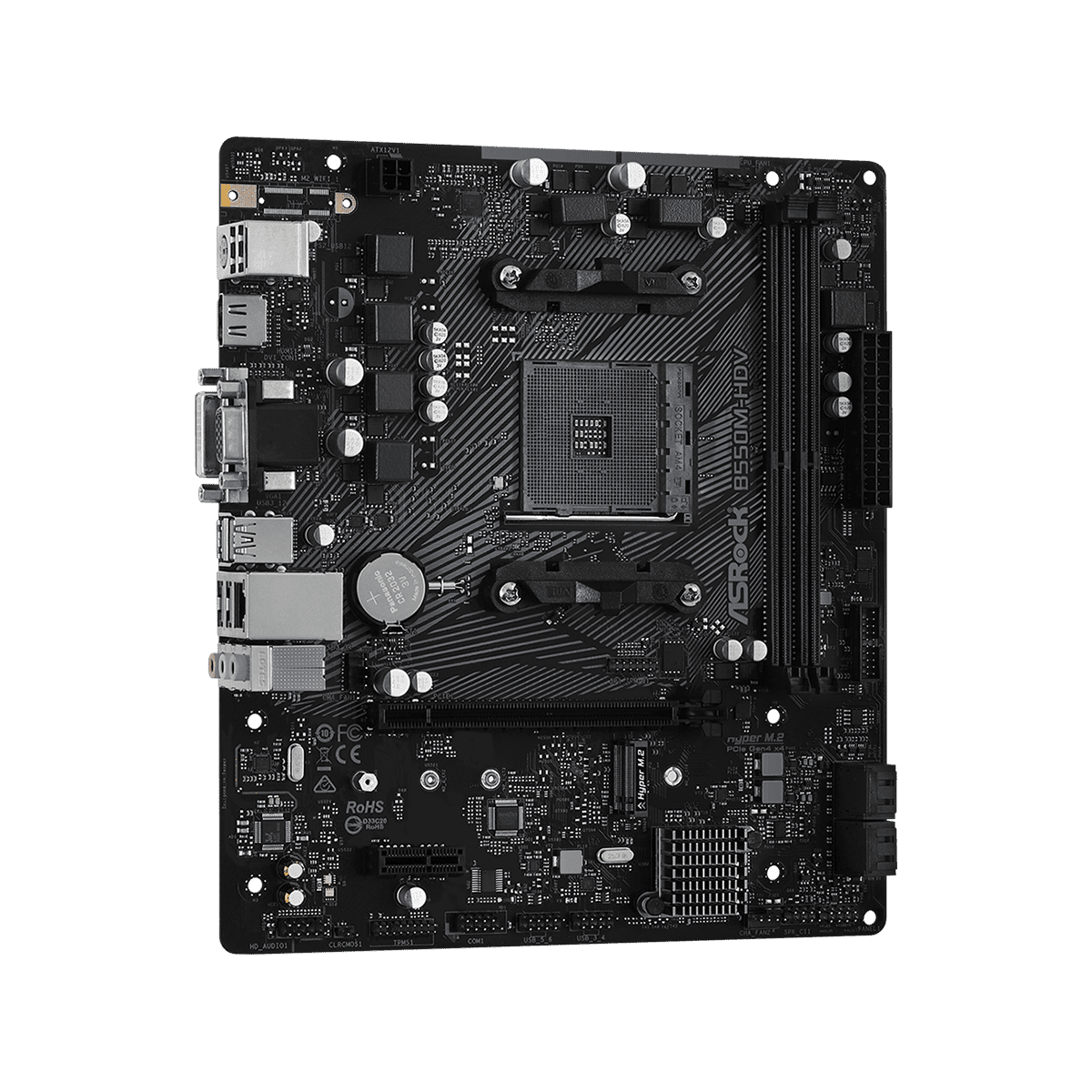 B550M-HDV | ASRock(アスロック) Socket AM4 AMD B550 MicroATX