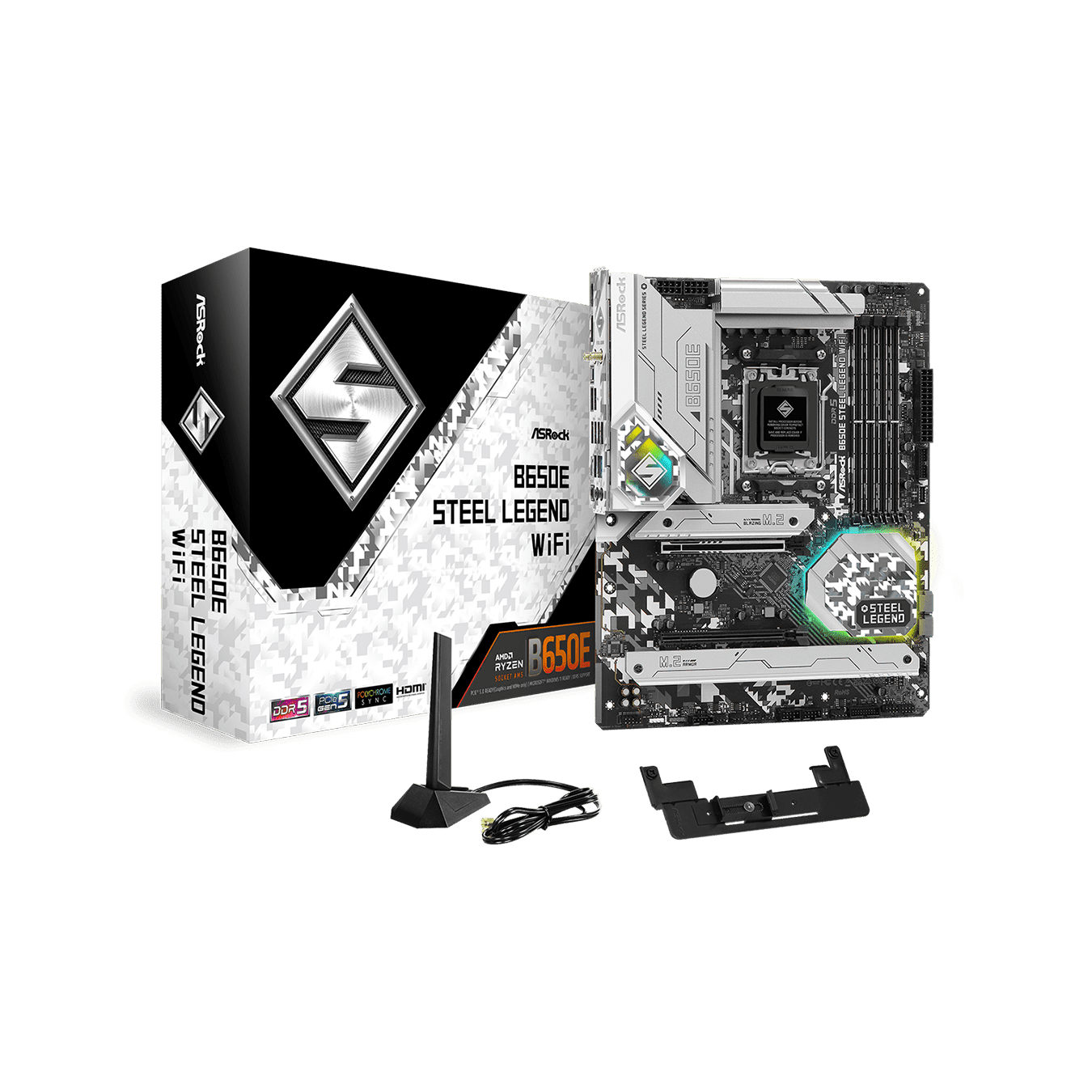 B650E Steel Legend WiFi | ASRock(アスロック) Socket AM5 AMD B650E