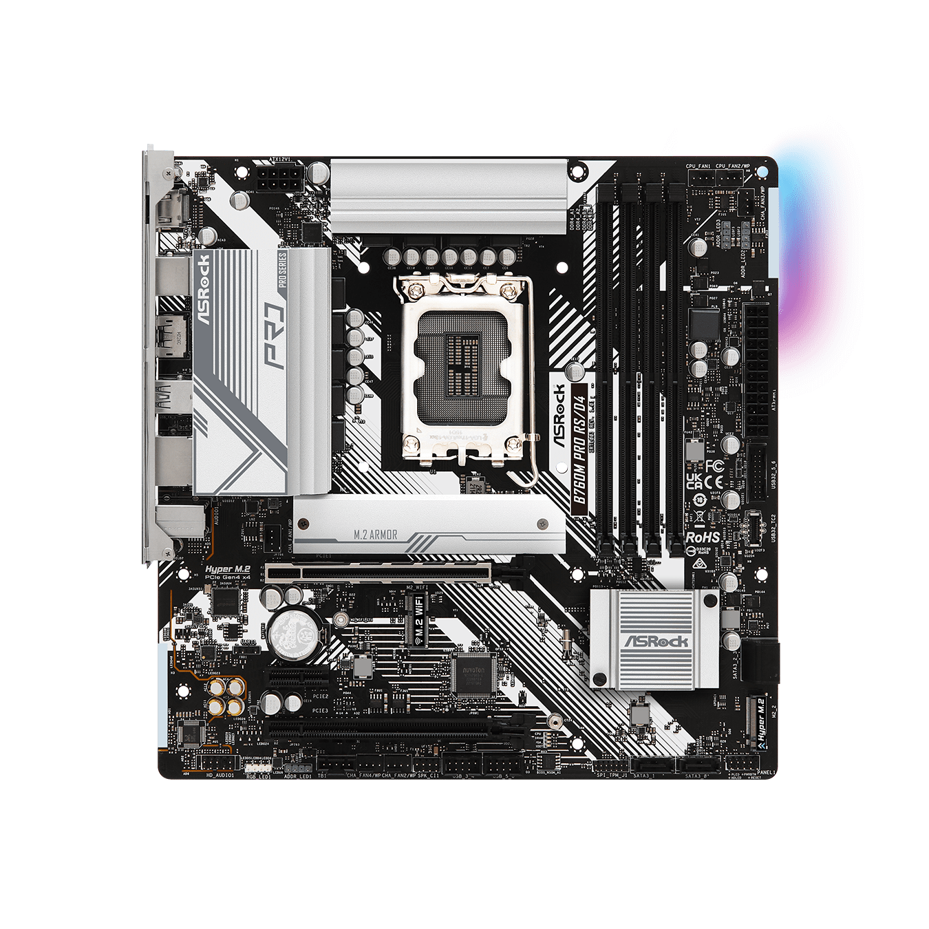 B760M Pro RS/D4 | ASRock(アスロック) LGA1700 Intel® B760 Micro ATX