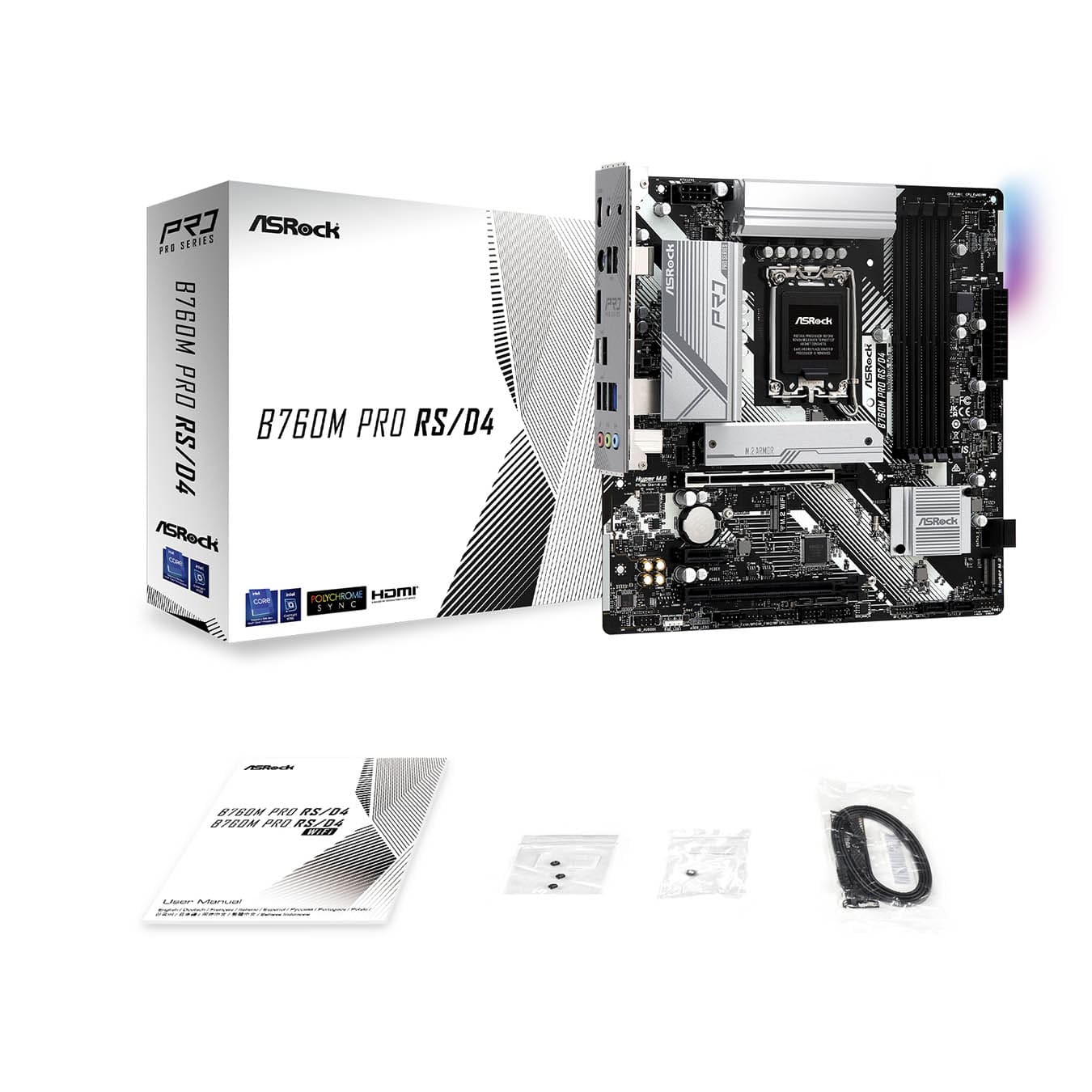 B760M Pro RS/D4 | ASRock(アスロック) LGA1700 Intel® B760 Micro ATX