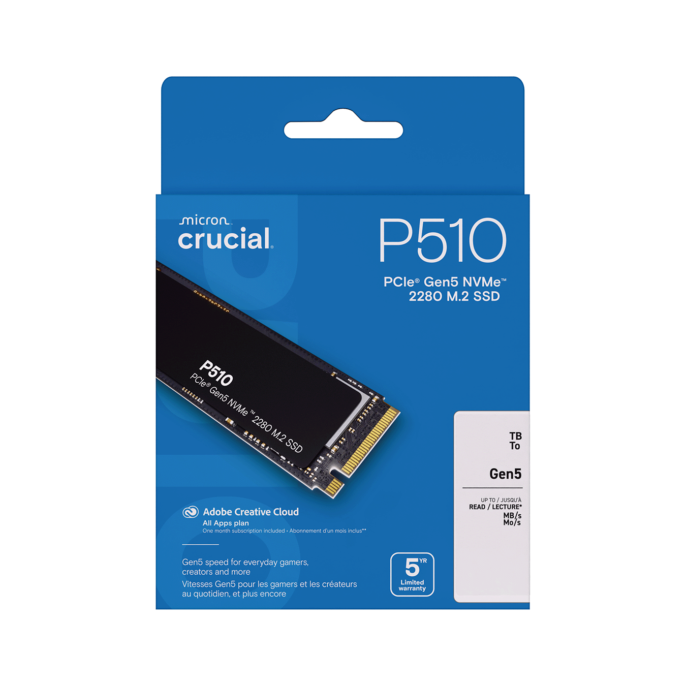 CT2000P510SSD8-JP | CT2000P510SSD8-JP | Crucial P510 シリーズ Read