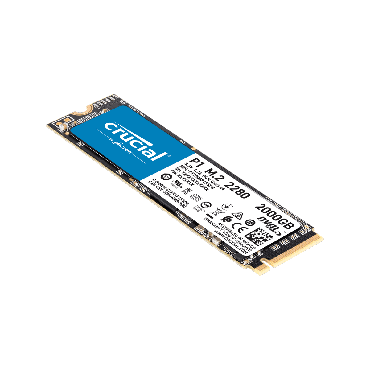 CT2000P1SSD8JP | Crucial P1 M.2 NVMe接続SSD 2TB | CFD販売株式会社