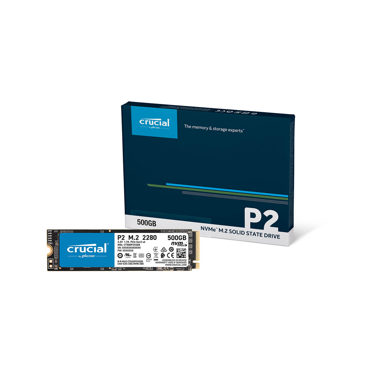 CT2000P2SSD8JP | Crucial P2 M.2 NVMe接続SSD 2TB | CFD販売株式会社