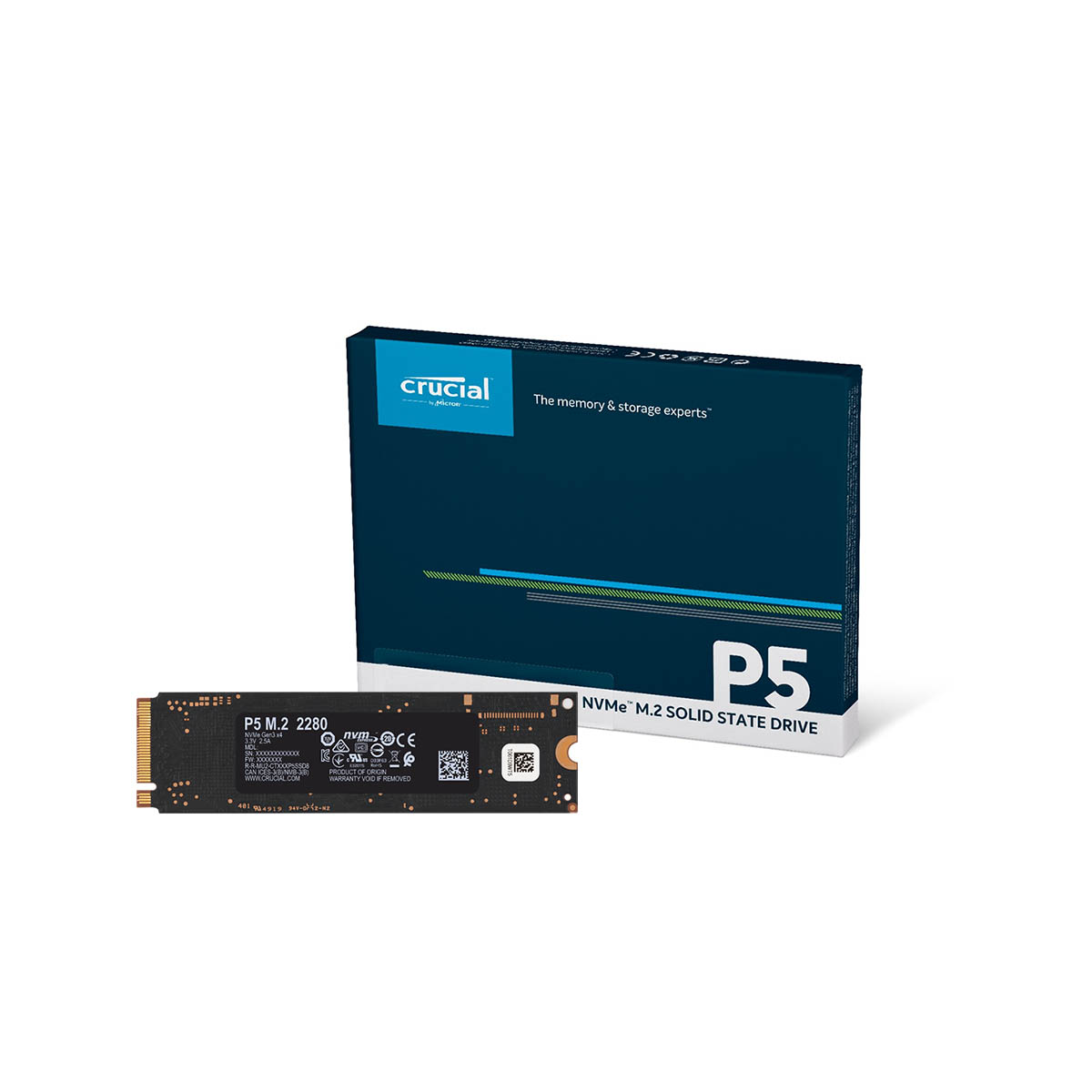 CT2000P5SSD8JP | Crucial P5 ハイパフォーマンス M.2 NVMe接続SSD 2TB