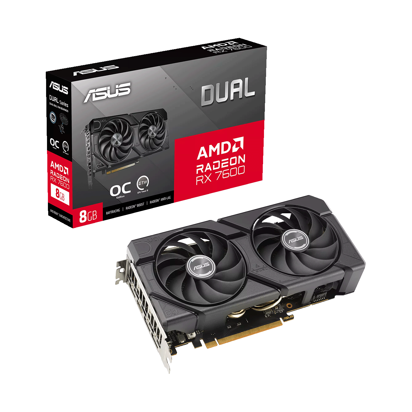 DUAL-RX7600-O8G-EVO | DUAL-RX7600-O8G-EVO | ASUS(エイスース