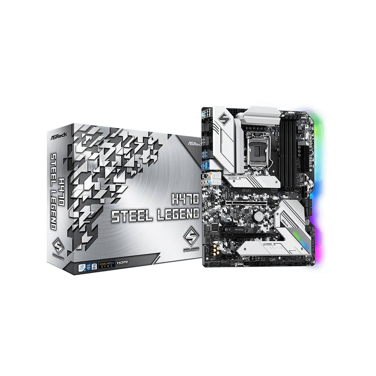 H470 Steel Legend | ASRock(アスロック) LGA 1200 Intel H470 ATX