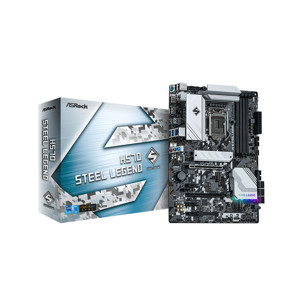 H570 Steel Legend | ASRock(アスロック) LGA 1200 Intel H570 ATX