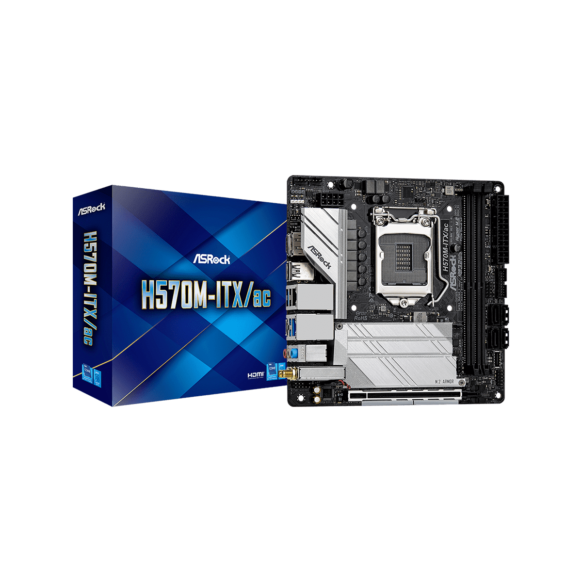 H570M-ITX/ac | ASRock(アスロック) LGA 1200 Intel H570 Mini-ITX