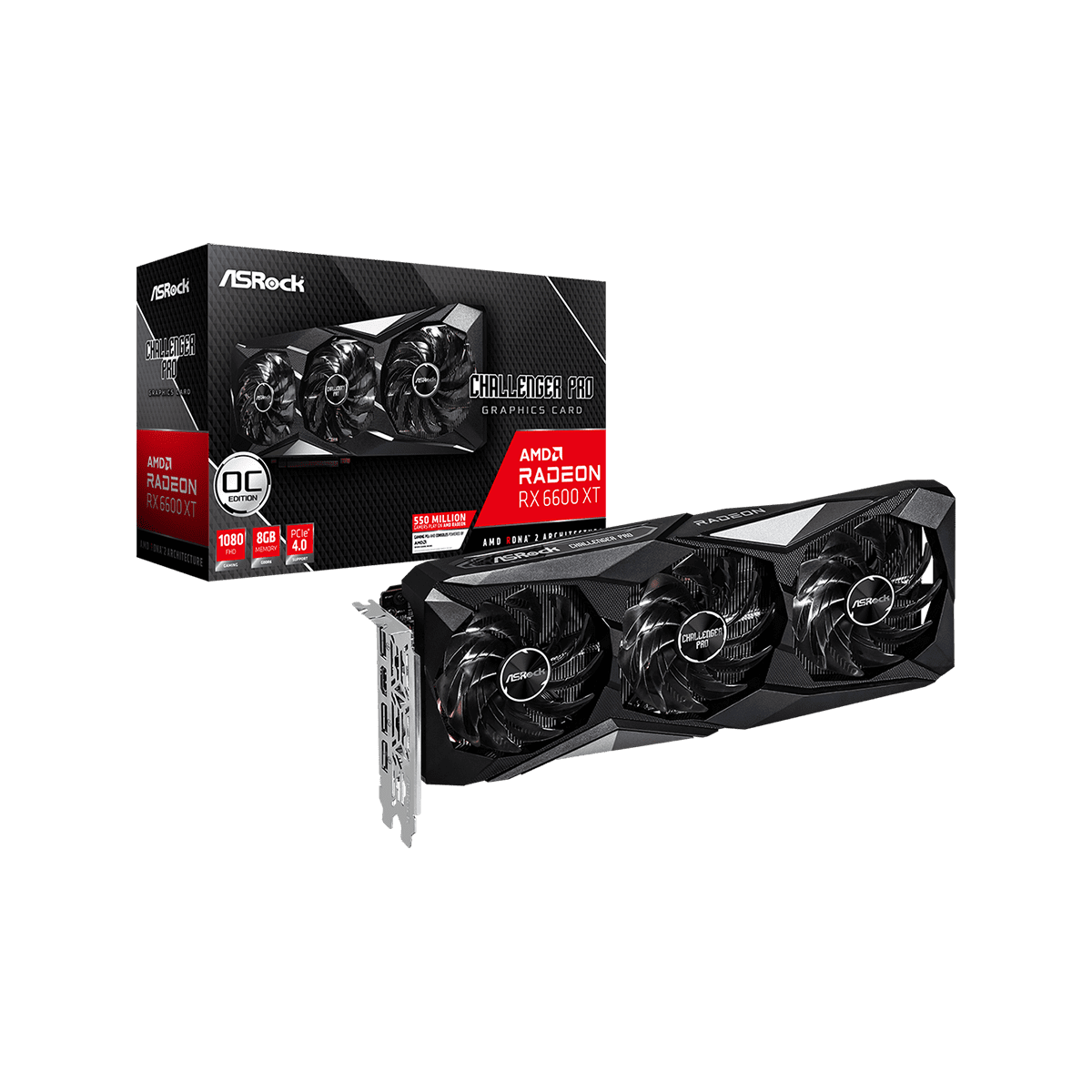 RX6600XT CLP 8GO | ASRock(アスロック) Radeon RX 6600 XT 搭載