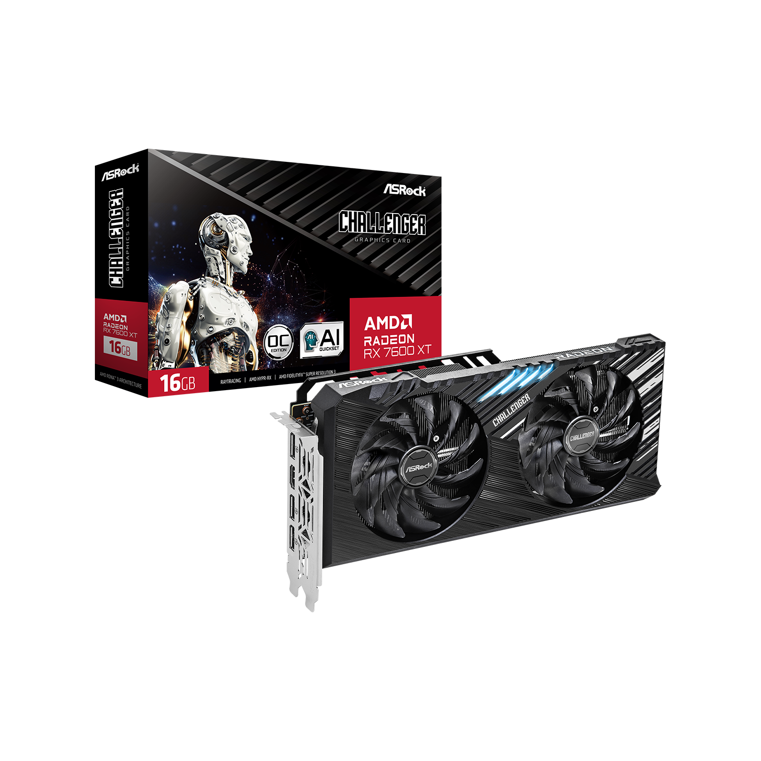 RX7600XT CL 16GO | RX7600XT CL 16GO | ASRock(アスロック) Radeon RX