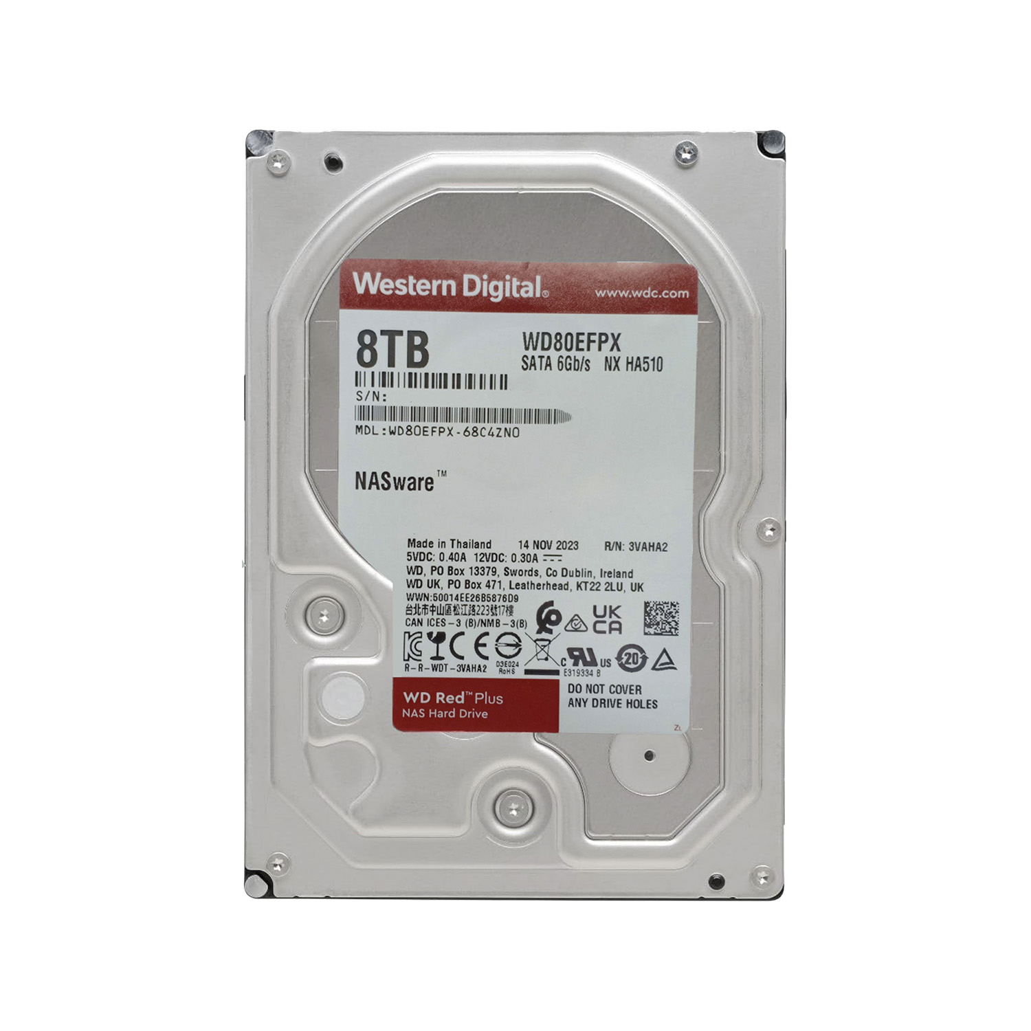 WD80EFPX | WD80EFPX | WesternDigital WD Red Plus NAS向け SATA3