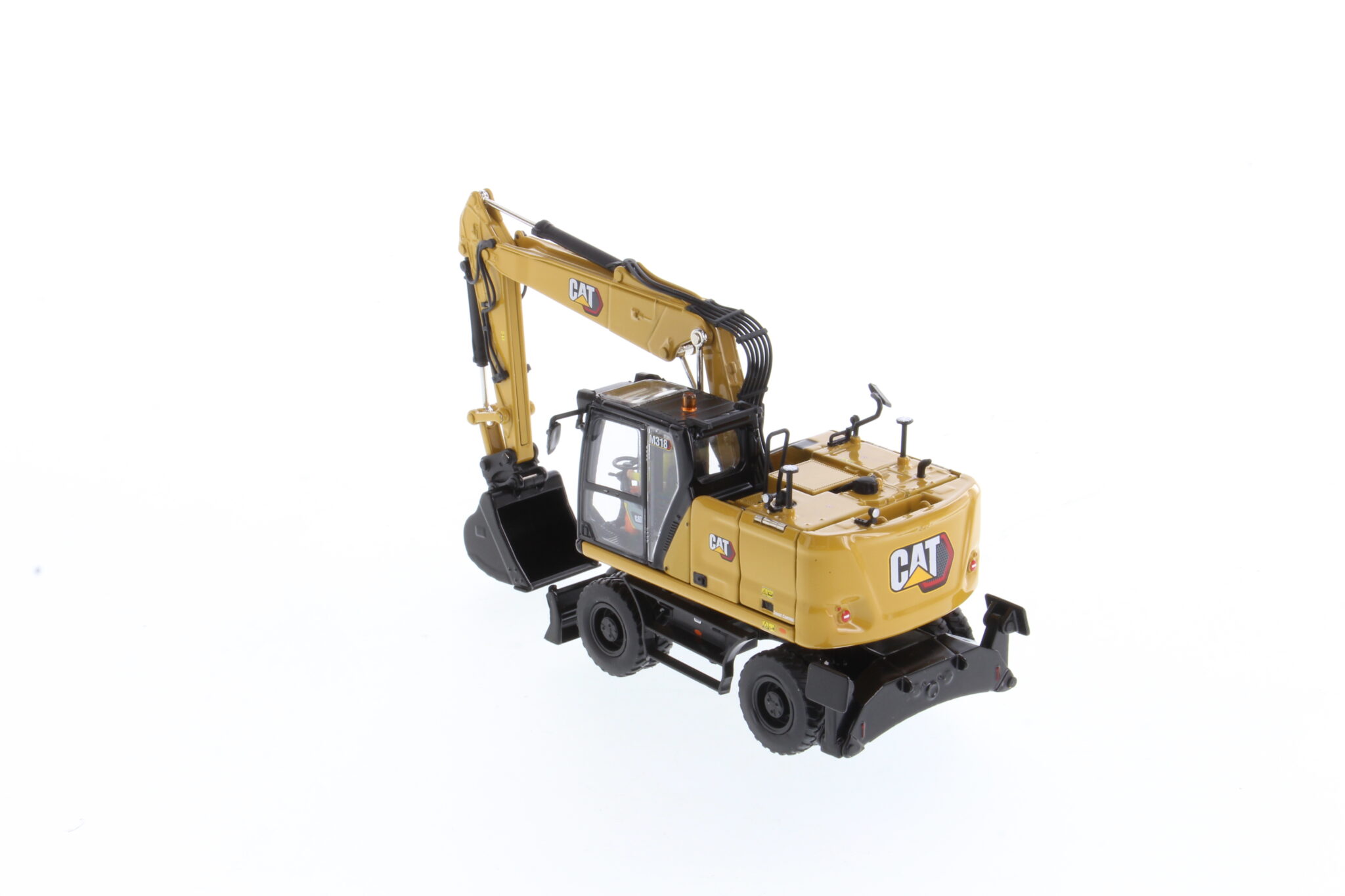 Cat Caterpillar M318 Wheeled Excavator 85956 - Cat® Diecast Scale