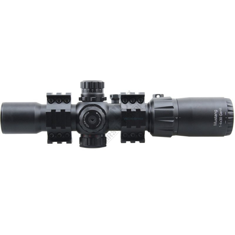 Vector Mustang GEN II 1-4x30 riflescope with Vector Optics mount