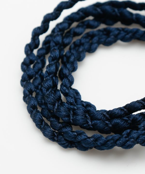 勾玉絹四つ組ネックレス(BK OBSIDIAN): 『岩座(いわくら)』公式通販