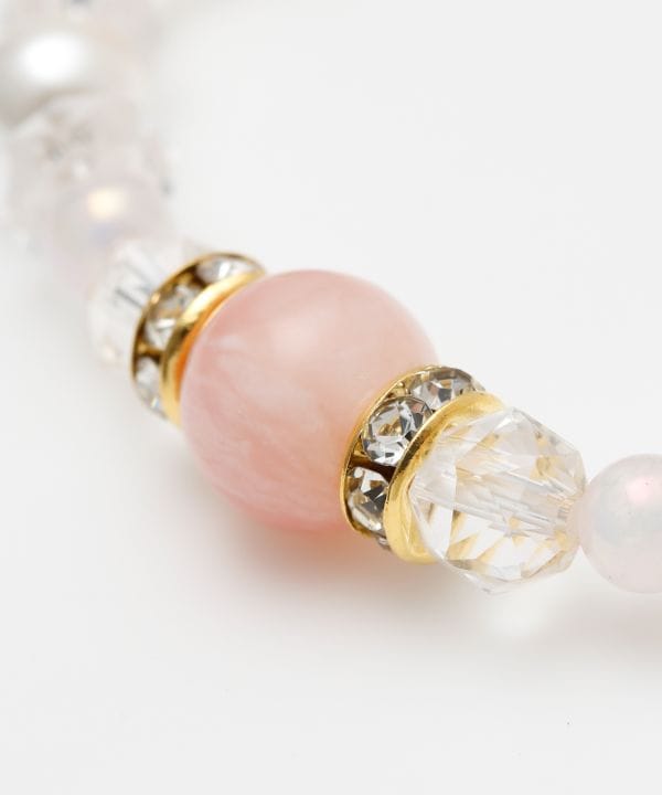 光輝清淡ピンクオパールブレスレット(PINK OPAL): 『岩座(いわくら