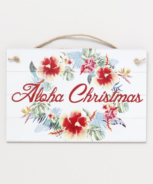 アロハクリスマスサインボード(WREATH): 『Kahiko(カヒコ)』公式通販