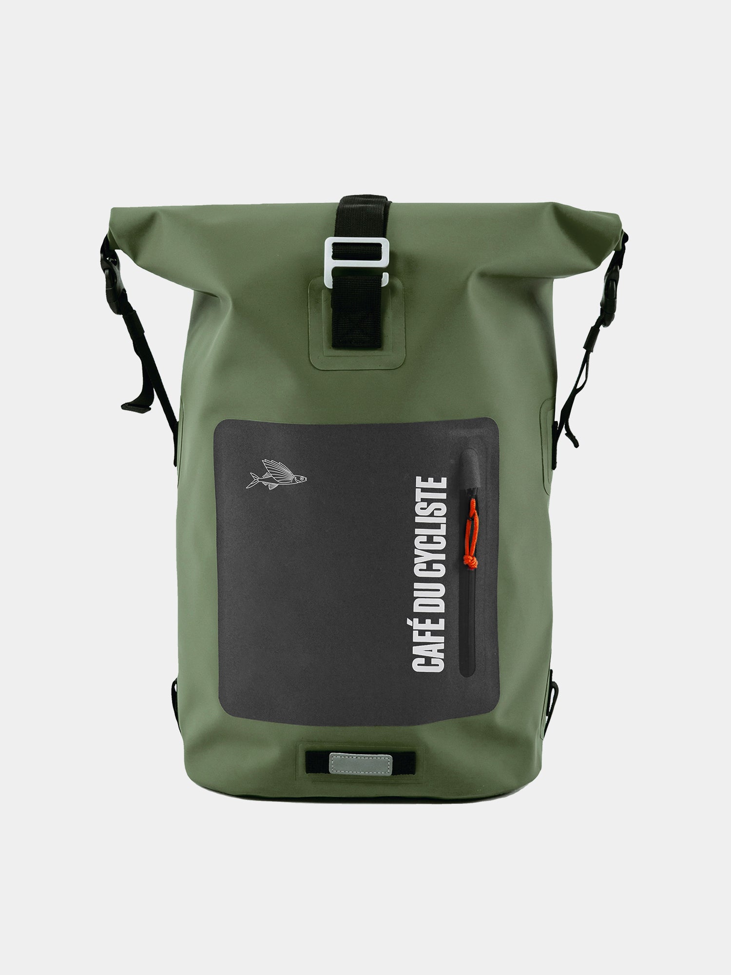 Waterproof Backpack Khaki – Café du Cycliste | FR
