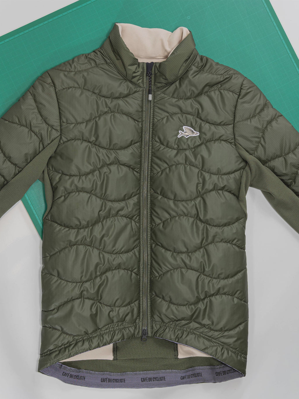 Men's Cycling Jacket Albertine Pearl Grey – Café du Cycliste | US