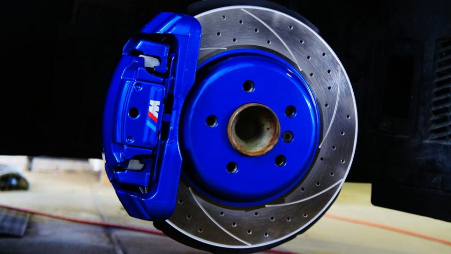 BMW F13 キャリパー塗装＆ローター塗装 COLOR:#1115 Deep marine blue