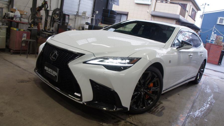 レクサスLS500Fスポーツ キャリパー塗装・ローター塗装COLOR:#098