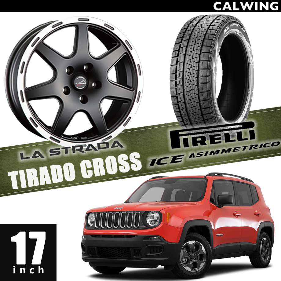 レネゲード スタッドレスタイヤ /ホイールセット ティラードクロス