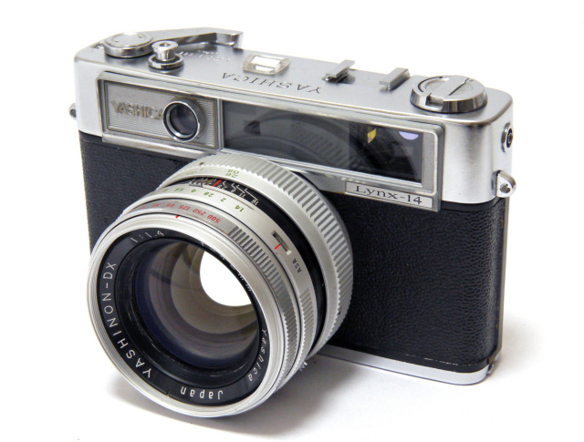 日本製 ヤシカ 大口径コンパクト リンクス 14 + ハーフ 14