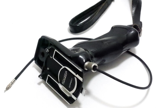 ドイツ製 ローライ純正 ローライピストルグリップ 革ストラップ＋