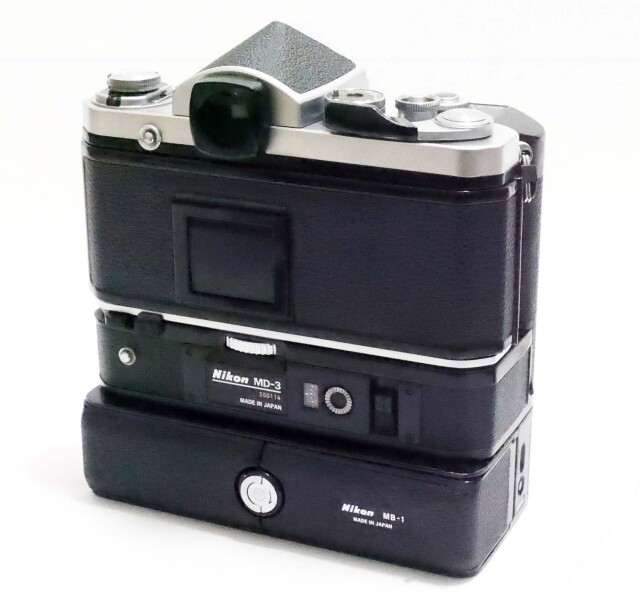 日本製 ニコン F2 ボディ + MD-3/MB-1 モータードライブ セット +