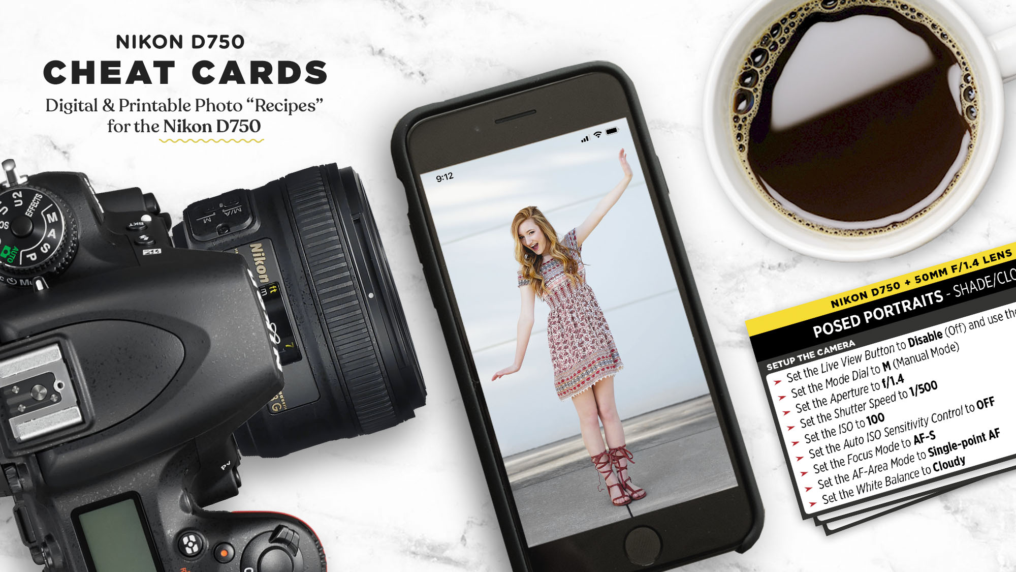 Nikon D750 Cheat Sheet | Best Settings for the Nikon D750