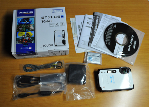 オリンパスの防水カメラ OLYMPUS STYLUS TG-625 のレビュー